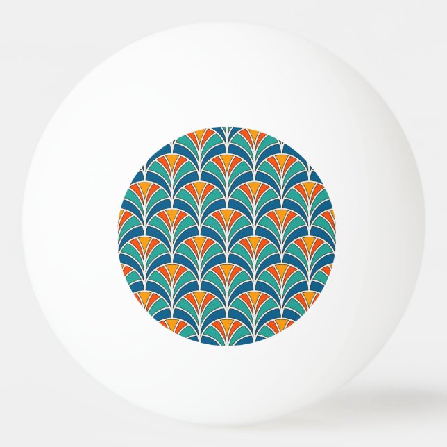 Pelota De Ping Pong Escala de peces: asiática tradicional (Anverso)