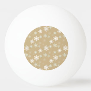 Pelota De Ping Pong Escamas mates de la nieve del oro del navidad