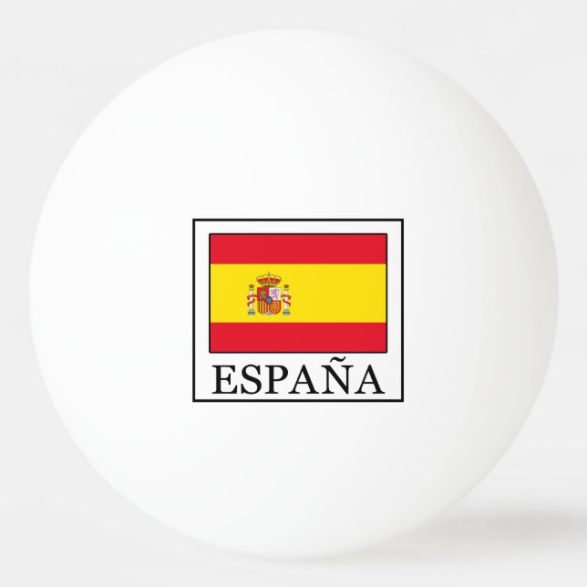 Pelota De Ping Pong España (Anverso)