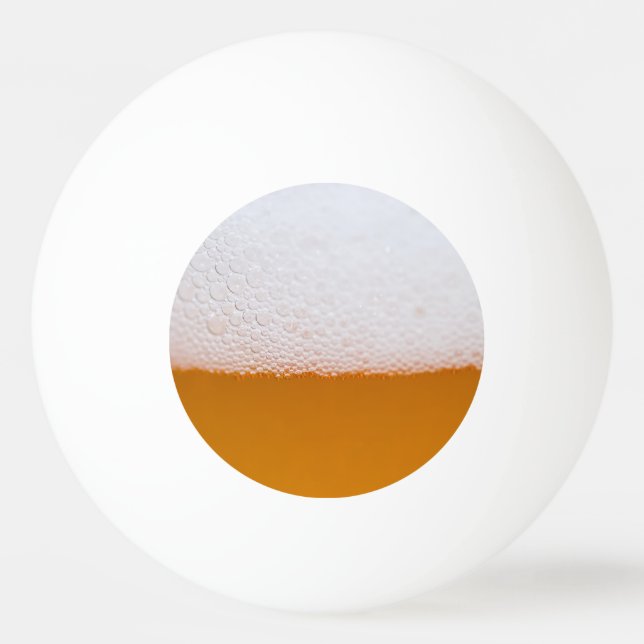 Pelota De Ping Pong Espuma de cerveza (Anverso)