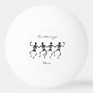 Pelota De Ping Pong Esqueletos bailarines Halloween Thunder_Cove