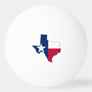 Pelota De Ping Pong Esquema y marca de mapa de Texas