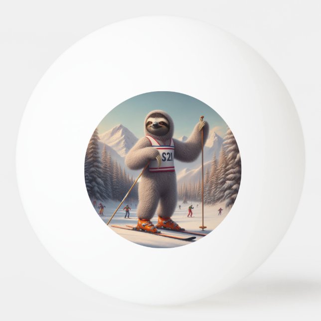 Pelota De Ping Pong Esquiar espumoso (Anverso)
