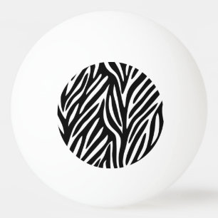 PELOTA DE PING PONG ESTAMPADO DE ZEBRA