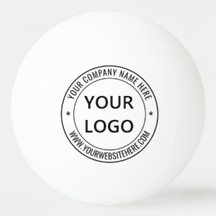 Pelota De Ping Pong Estampados de texto de logotipo personalizado Ejem