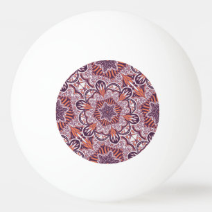 Pelota De Ping Pong Estilo étnico, textura decorativa vintage.