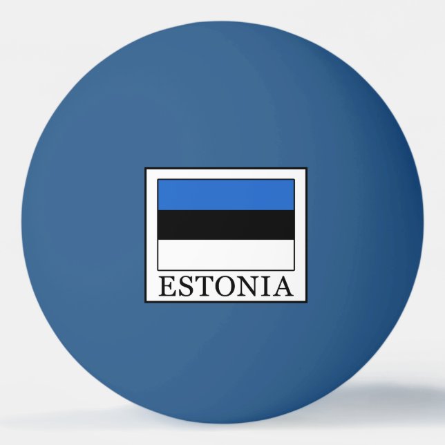Pelota De Ping Pong Estonia (Anverso)