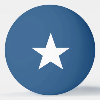 Pelota De Ping Pong Estrella blanca en azul