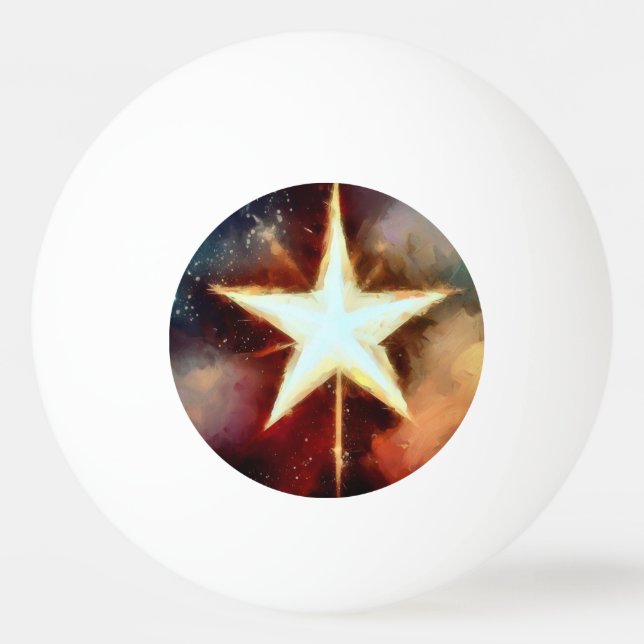 Pelota De Ping Pong Estrella de navidades (1) (Anverso)
