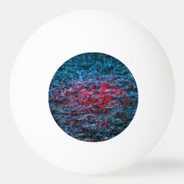 Pelota De Ping Pong Estudio En Acuarela - Rojo