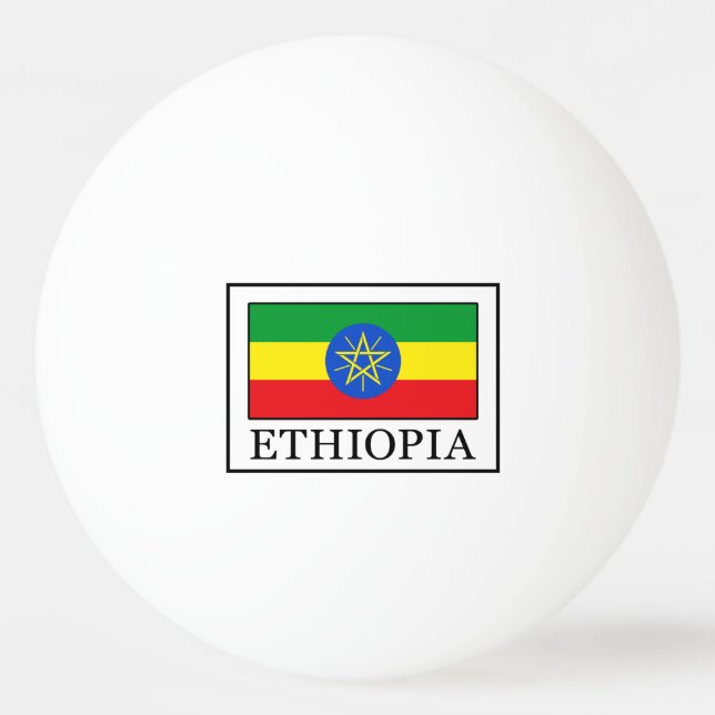 Pelota De Ping Pong Etiopía (Anverso)