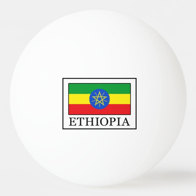 Pelota De Ping Pong Etiopía (Anverso)