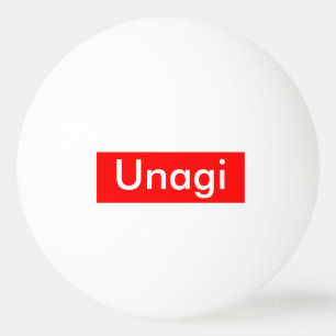 Pelota De Ping Pong Etiqueta Unagi