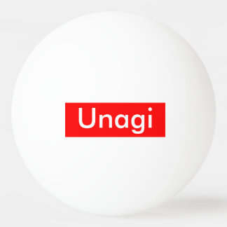 Pelota De Ping Pong Etiqueta Unagi