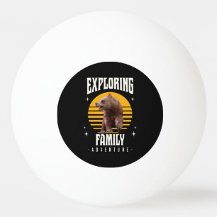 Pelota De Ping Pong Explorando la aventura de vacaciones vintage de la