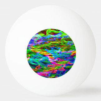 Pelota De Ping Pong Extracto del arco iris que brilla intensamente