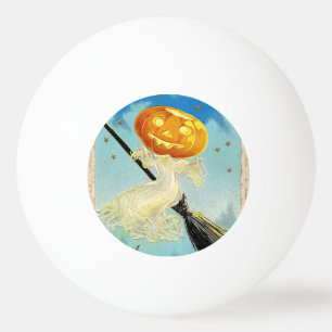 Pelota De Ping Pong Falln Happy Halloween Pumpkin Witch