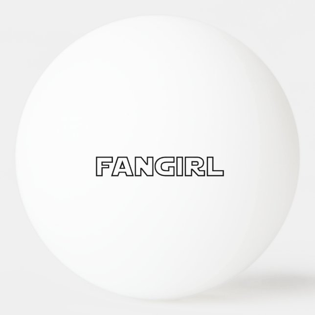 PELOTA DE PING PONG FANGIRL (Anverso)
