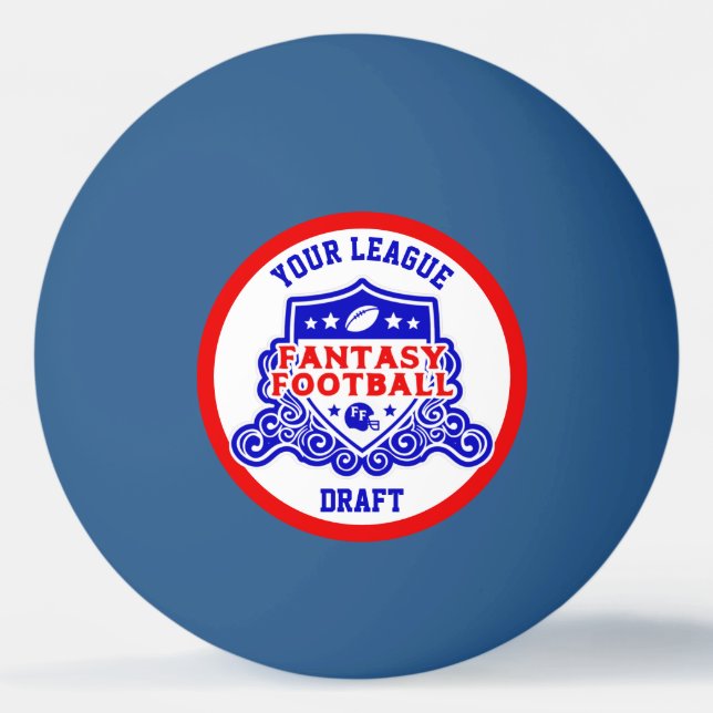 Pelota De Ping Pong Fantasía Emblema De Fútbol Borrador Lotería De Sel (Anverso)