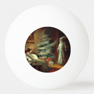 Pelota De Ping Pong Fantasma de la Navidad presente