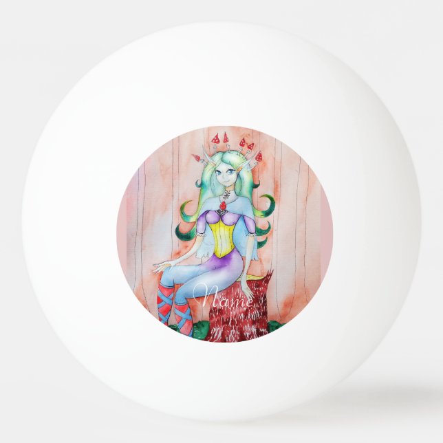 Pelota De Ping Pong Fantasy Pixie Fairy Thunder_Cove (Anverso)