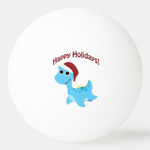 Pelota De Ping Pong ¡Felices Fiestas! Cute Nessie
