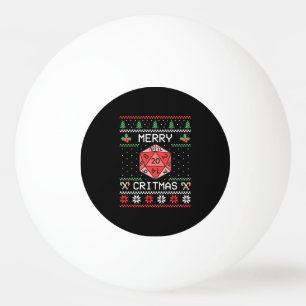 Pelota De Ping Pong Feliz Critmas II - Navidad Fea