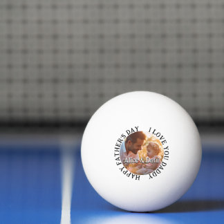 Pelota De Ping Pong Feliz Día del Padre Te Amo Papá Foto