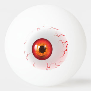 Pelota De Ping Pong ¡Feliz Halloween! Espeluznante Ojo Rojo