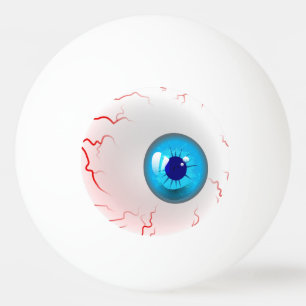 Pelota De Ping Pong ¡Feliz Halloween! Fantasía en el Ojo Azul
