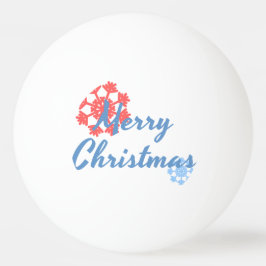 Pelota De Ping Pong Feliz Navidad