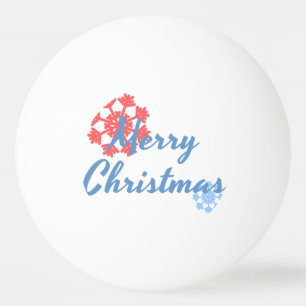Pelota De Ping Pong Feliz Navidad