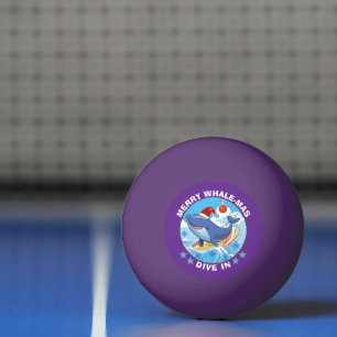 Pelota De Ping Pong Feliz Navidad