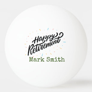 Pelota De Ping Pong Feliz RETIRE