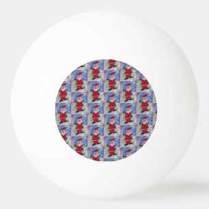 Pelota De Ping Pong Feliz Santa