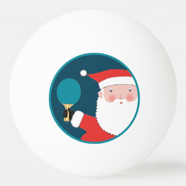Pelota De Ping Pong Festividad de Navidades divertidos (Anverso)