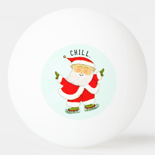 Pelota De Ping Pong Fiesta de Navidad (Anverso)