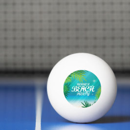 Pelota De Ping Pong Fiesta de Summer Beach