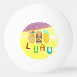 Pelota De Ping Pong Fiesta Tiki Piña Luau de Verano