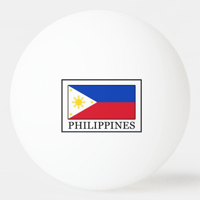 Pelota De Ping Pong Filipinas (Anverso)