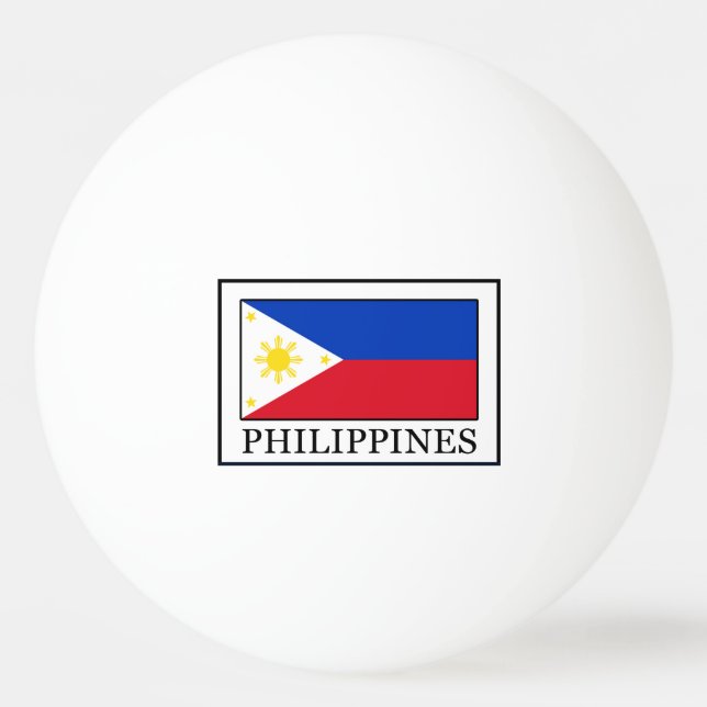 Pelota De Ping Pong Filipinas (Anverso)