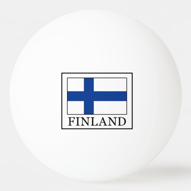 Pelota De Ping Pong Finlandia (Anverso)