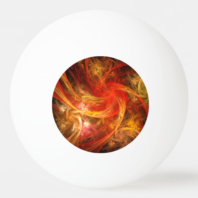 Pelota De Ping Pong Firestorm Nova Resumen Arte (Anverso)