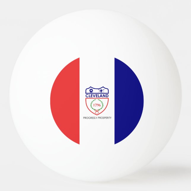 Pelota De Ping Pong Flag of Cleveland, Ohio Ping Pong Ball (Anverso)
