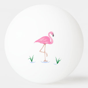 Pelota De Ping Pong Flamenco rosado