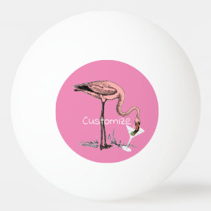 Pelota De Ping Pong Flamingo Beber Martini Thunder_Cove