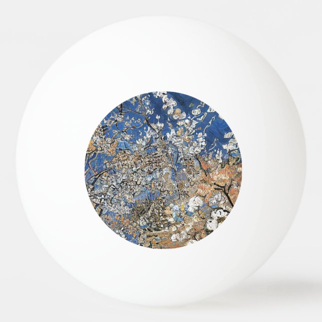 PELOTA DE PING PONG FLOR DE ÁRBOL (Anverso)