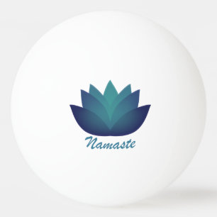 Pelota De Ping Pong Flor de Namaste Lotus