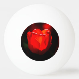 Pelota De Ping Pong Flor de tulipán rojo - Fuego