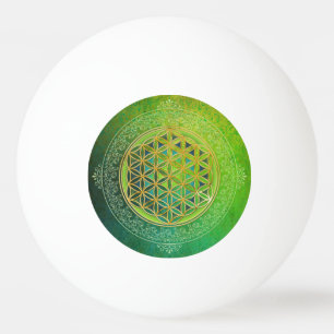 Pelota De Ping Pong Flor de vida / Blume des Lebens - Ornamento II